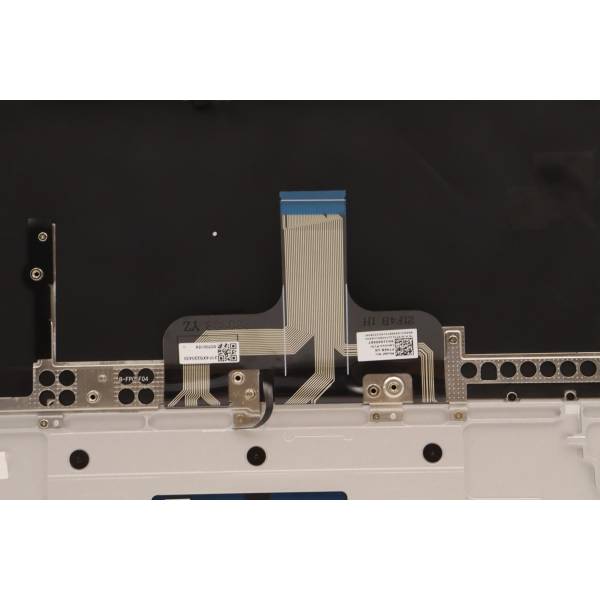 Carcasa superioara cu tastatura palmrest Laptop, Lenovo, Yoga Slim 7 ProX 14IAH7 Type 82TK, 5CB1J30300, AM2GQ000900, ET2LQ000210, argintie, layout US