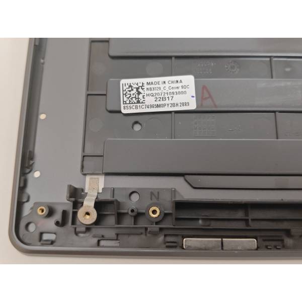 Carcasa superioara cu tastatura palmrest Laptop, Lenovo, IdeaPad 5 Pro-16ACH6 Type 82L5, 5CB1C74970, HQ20721093000, HQ20901213000, 22B17, N83029, iluminata, gri, layout US