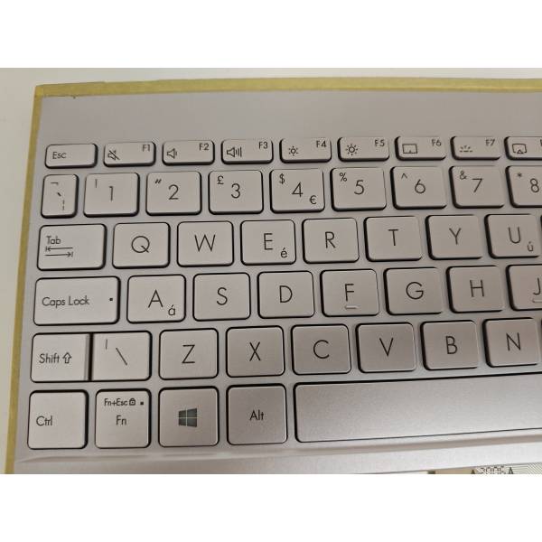 Carcasa superioara cu tastatura palmrest Laptop, Asus, ZenBook 13 UX325E, UX325EA, UX325JA, 90NB0QY2-R30UK0, 90NB0SL2-M00EC0, HQ207209320000, UX325JA-2P, iluminata, Liliac, layout UK