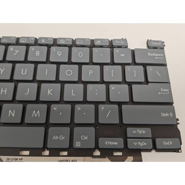 Tastatura Laptop, Asus, ZenBook 14 UX3402V, UX3402VA, UX3402Z, UX3402ZA, iluminata, albastra, layout US