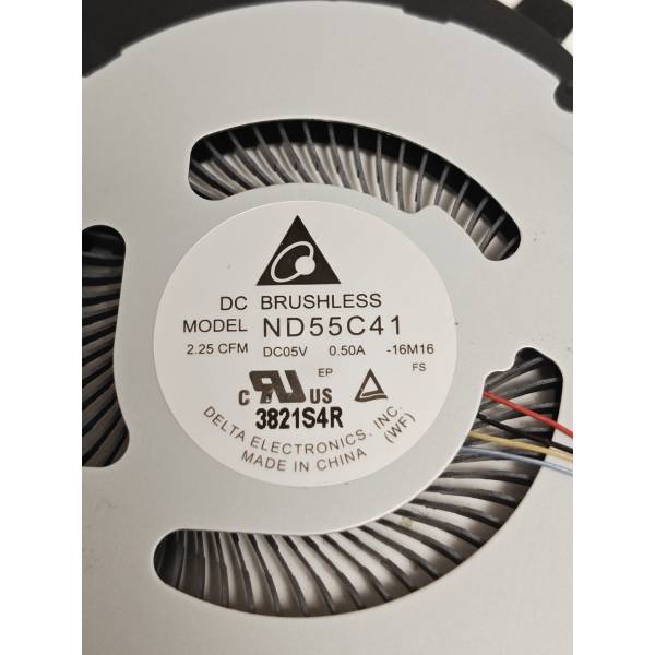 Cooler Laptop, Dell, Inspiron 13 7370, P83G, P83G001, DJFK0, 0DJFK0, ND55C41-16M16, 023.1009I.0012, 5V, 0.50A