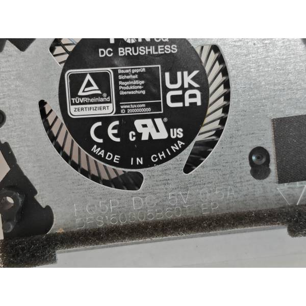 Cooler procesor consola portabila Asus, ROG Ally RC71L, NR2301L, 13NR0GY0M02011, DFS150305B60T-FQ5P, 6033B0124601, 5V, 0.5A, CPU