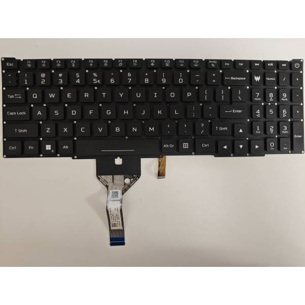 Tastatura Laptop Gaming, Acer, Predator Helios Neo 16 AI PHN16-73, N25Q4, iluminata, RGB, layout US