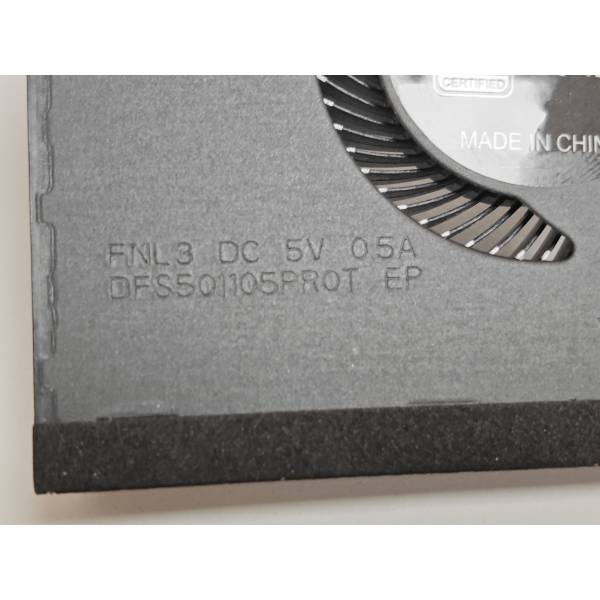 Cooler procesor Laptop Gaming, Razer Blade 15 RZ09-027, RZ09-0270, RZ09-02705E75, RZ09-02705E76, DFS501105PR0T-FNL3, 131566602B261300VM10, 5V, 0.5A CPU