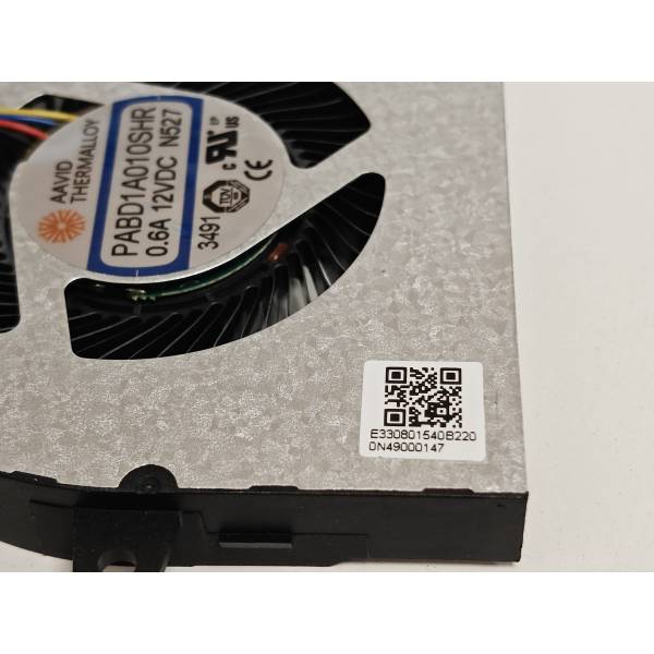 Cooler procesor Laptop Gaming, MSI, Pulse 16 AI C1VFKG, PABD1A010SHR-N527, E330801540B220, 12V, 0.6A, CPU