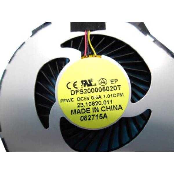 Cooler Laptop, Dell, Inspiron 17 7746, P24E, P24E002, 0RMC3, 00RMC3, DFS200005020T-FFWC, 23.10820.011, 5V, 0.5A