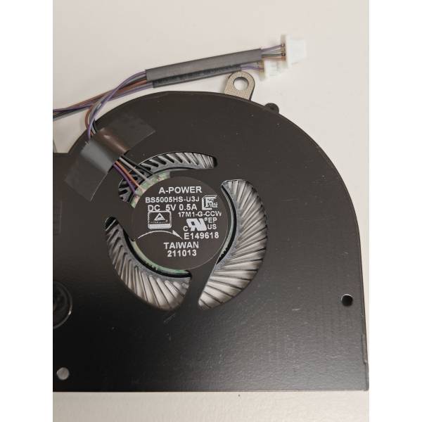 Cooler placa video Laptop, MSI, GS66, Stealth 11UG, 11UE, 11UH, 11UMT, 11UKT, MS-16V4, 16V4-G-CW, 16V4-G-CCW, BS5005HS-U4Q, BS5005HS-U3J, 5V, 1A, GPU