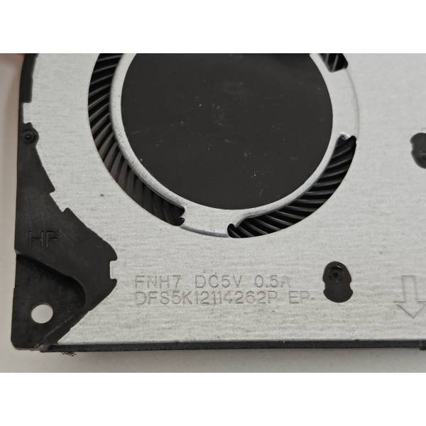 Cooler procesor Laptop, HP, 17S-CU, M53066-001, M50438-001, 6033B0092701, FNH7, DFS5K12114262P, BAPA0606R5HY009, 6033B0093301, Discret, 5V, 0.5A, CPU