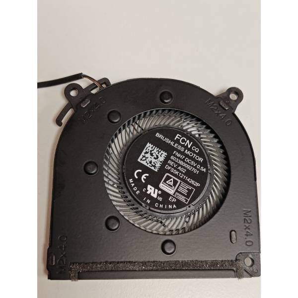 Cooler procesor Laptop, HP, 17S-CU, M53066-001, M50438-001, 6033B0092701, FNH7, DFS5K12114262P, BAPA0606R5HY009, 6033B0093301, Discret, 5V, 0.5A, CPU