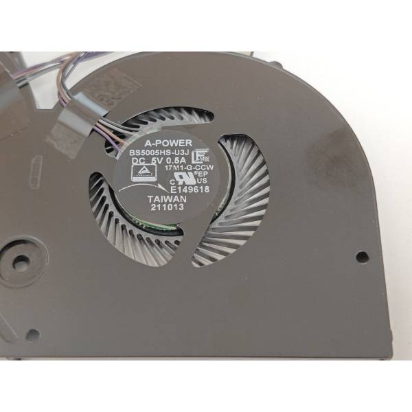 Cooler placa video Laptop Gaming, MSI, WS76 11UM, 11UK, MS-17M1, BS5005HS-U4Q, 17M1-G-CW-4P, BS5005HS-U3J, 17M1-G-CCW, 0401960, 5V, 0.5A, 1A, GPU