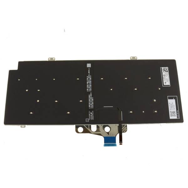 Tastatura Laptop, Dell, Pro 14 PC14255, P193G, P193G003, RW20C, 0RW20C, iluminata, gri inchis, layout US