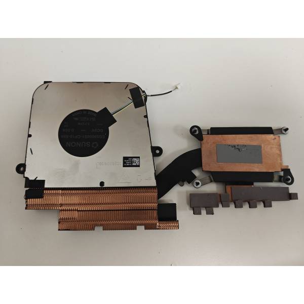 Cooler Laptop, Dell, Precision 3480, P165G, P165G002, FGR9R, 0FGR9R, 8073V, 08073V, EG50050S1-CP10-S9A, DC2800183SL, AT90Z0020C0, UMA, 5V, 0.50A