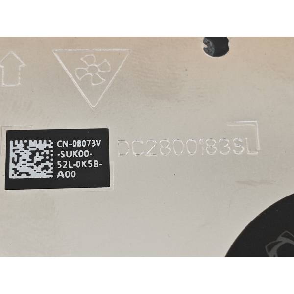 Cooler Laptop, Dell, Precision 3480, P165G, P165G002, FGR9R, 0FGR9R, 8073V, 08073V, EG50050S1-CP10-S9A, DC2800183SL, AT90Z0020C0, UMA, 5V, 0.50A