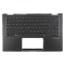 Carcasa superioara cu tastatura palmrest Laptop 2-in-1, Asus, Flip 13 Q326F, Q326FA, 90NB0JC1-R31US0, 13N1-68A0711, UX362FA-2G, iluminata, neagra, layout US