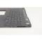 Carcasa superioara cu tastatura palmrest Laptop, Lenovo, Legion S7-15IMH5 Type 82BC, 5CB0Z71970, 5CB0Z71972, 8S1101-07428-8S, iluminata, RGB, 24 pini, gri, layout US
