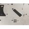 Carcasa superioara cu tastatura palmrest Laptop, Lenovo, V17 G2 ITL Type 82NX, 5CB1B96603, AP21N000500, AM21N000500, fingerprint, Artic Grey, layout UK