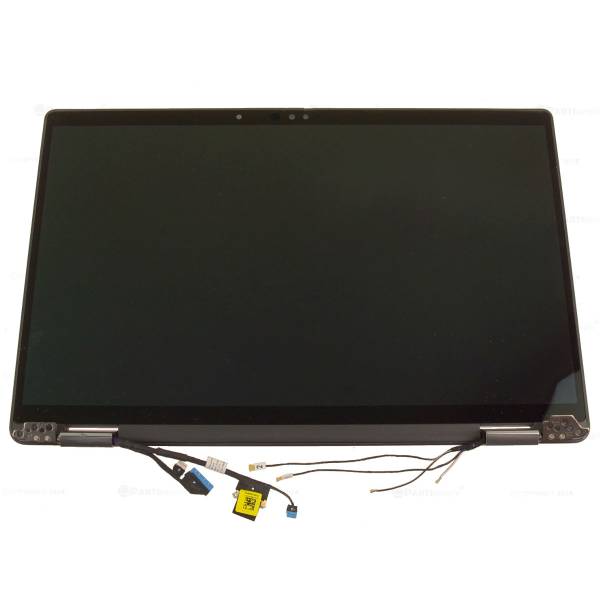Ansamblu display complet cu capac display, rama, balamale si cablu video Laptop, Dell, Latitude 7430, P135G, P135G002, 99C2M, 14 inch, touchscreen, argintiu