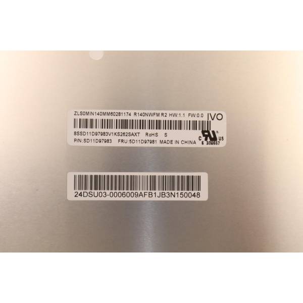 Display Laptop, Lenovo, ThinkPad L14 Gen 3 Type 21C1, 21C2, 21C5, 21C6, 5D11E04077, B140HAK03.6, 14 inch, LED, FHD, 1920x1080, IPS, 315mm latime, On-Cell Touch, 40 pini