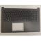 Carcasa superioara cu tastatura palmrest Laptop, Asus, ExpertBook B1 B1503C, B1503CTA, B1503CVA, 90NX0801-R34US3, 13N1-JZL0411, 13N1-JZA0501, B1503CVA-1A, iluminata, gri, layout US