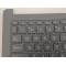 Carcasa superioara cu tastatura palmrest Laptop, Asus, ExpertBook B1 B1503C, B1503CTA, B1503CVA, 90NX0801-R34US3, 13N1-JZL0411, 13N1-JZA0501, B1503CVA-1A, iluminata, gri, layout US