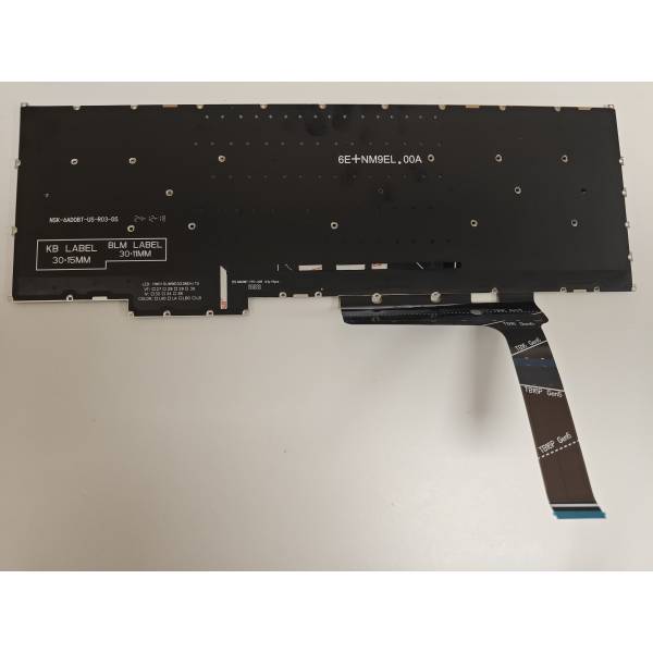 Tastatura Laptop, Lenovo, IdeaPad Pro 5 16AGP11 Type 83SJ, iluminata, gri, layout US