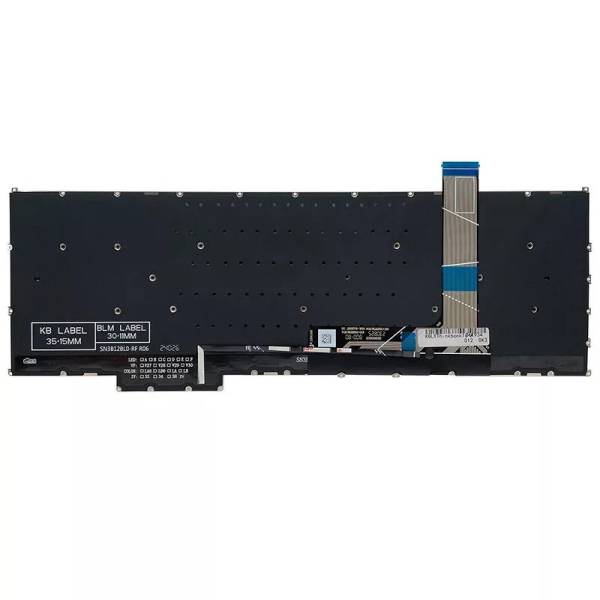 Tastatura Laptop, Lenovo, IdeaPad Pro 5 16AGP11 Type 83SJ, iluminata, gri, layout US
