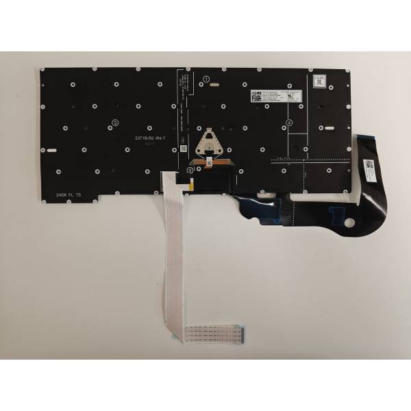 Tastatura Laptop, Lenovo, ThinkPad T14s Gen 5 Type 21LS, 21LT, iluminata, neagra, layout UK