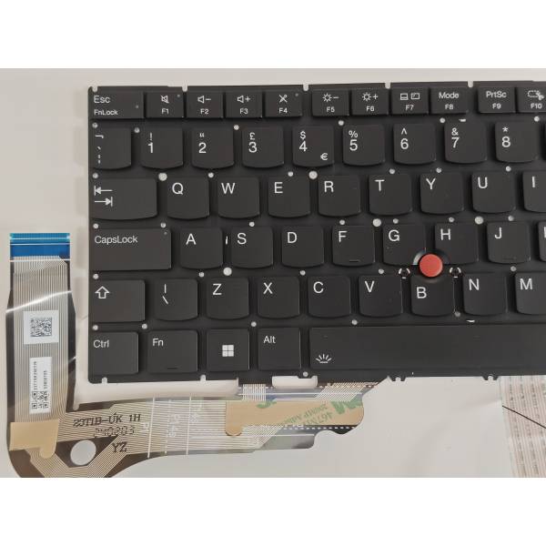Tastatura Laptop, Lenovo, ThinkPad T14s Gen 5 Type 21LS, 21LT, iluminata, neagra, layout UK