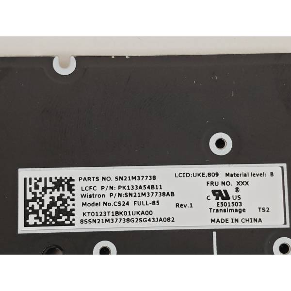 Tastatura Laptop, Lenovo, ThinkPad T14s Gen 5 Type 21LS, 21LT, iluminata, neagra, layout UK
