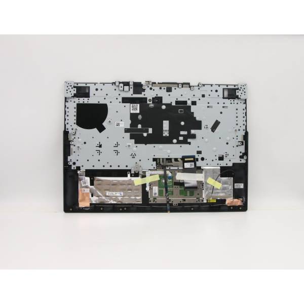 Carcasa superioara cu tastatura palmrest Laptop, Lenovo, Legion 5-17IMH05 Type 82B3, AP1HZ000300, AM1HZ000300, ET1P200100, GY750, iluminata, gri inchis, layout US