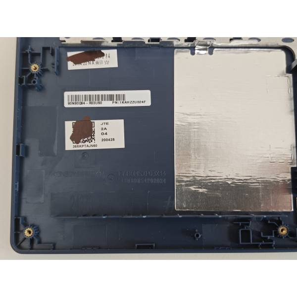 Carcasa superioara cu tastatura palmrest Laptop, Asus, VivoBook 14 A409F, A409FA, A409FJ, 90NB0Q94-R33US0, 13NB0MS4P02024-3, 39XKPTAJN60, FBXKP010010, X409JA-1B, iluminata, albastra, layout US