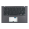 Carcasa superioara cu tastatura palmrest Laptop, Asus, VivoBook 14 A409F, A409FA, A409FJ, 90NB0QA2-R33US0, 13NB0MS2P02014-3, 39XKPTAJN20, 13NB0MS0M01011, X409JB-1G, iluminata, gri, layout US