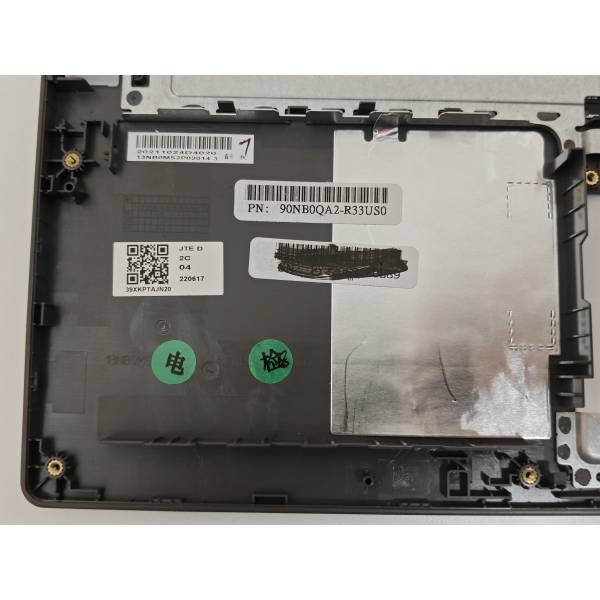 Carcasa superioara cu tastatura palmrest Laptop, Asus, VivoBook 14 A409F, A409FA, A409FJ, 90NB0QA2-R33US0, 13NB0MS2P02014-3, 39XKPTAJN20, 13NB0MS0M01011, X409JB-1G, iluminata, gri, layout US