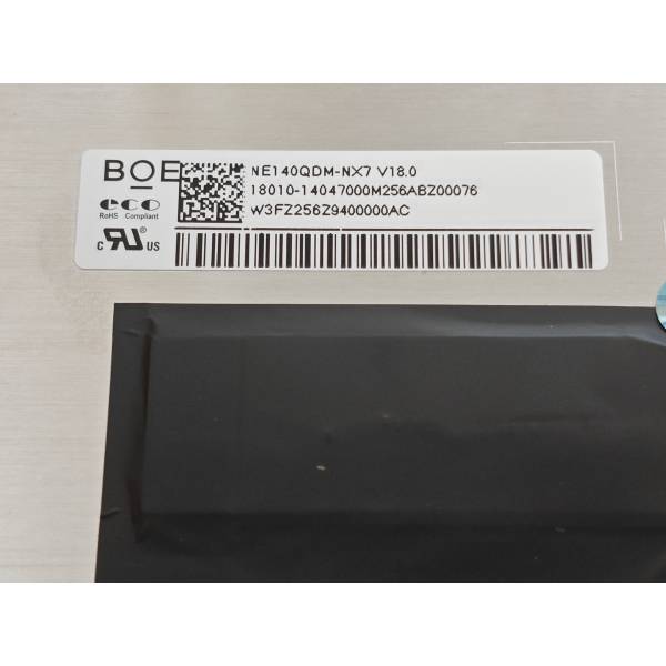 Display Laptop, BOE, NE140QDHM-NX7 V18.0, 14 inch, Rezolutie 2.5K, 2560x1600, WQXGA, 165Hz, 40 pini