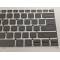 Tastatura Laptop, Acer, Swift 5 SF514-51, iluminata, gri cu taste portocalii, layout US