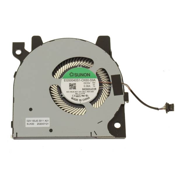 Cooler procesor Laptop 2-in-1, Dell, Inspiron 13 7300, P124G, P124G001, 99N5C, 099N5C, DFS5K123043638-FMCN, 023.100JE.0001, EG50040S1-CK60-S9A, 023.100JE.0011, 5V, 0.5A, CPU