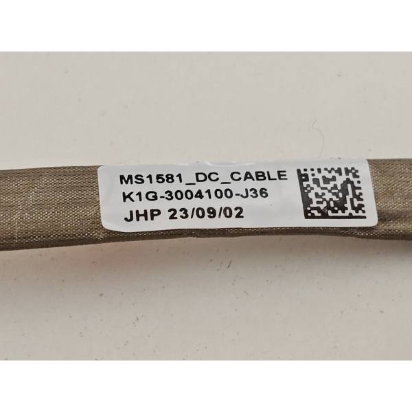 Mufa alimentare Laptop Gaming, MSI, Katana A15 AI B8VE, B8VF, B8VG, MS-158N, K1G-3004100-J36, MS1581 DC Cable