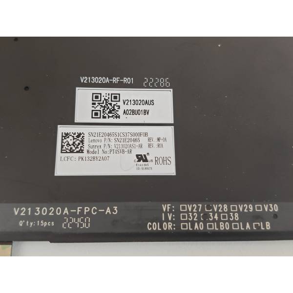 Tastatura Laptop, Lenovo, IdeaPad Yoga 9 14IAP7 Type 82LU, iluminata, argintie, layout US