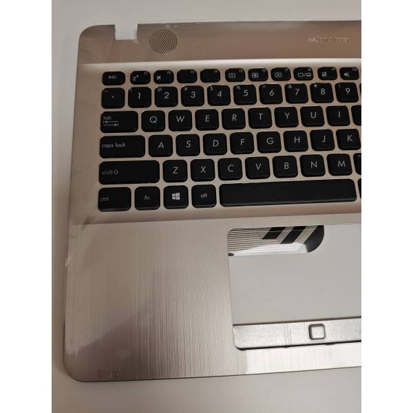Carcasa superioara cu tastatura palmrest Laptop, Asus, R541S, R541SA, R541SC, 90NB0CG1-R32US0, 60PC01110030G, 39XKFTCJN00, X541UV-1A, aurie, layout US