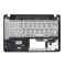 Carcasa superioara cu tastatura palmrest Laptop, Asus, K541U, K541UA, K541UJ, K541UV, 90NB0CG3-R32US0, 13NB0CG3P03016-2, 39XKFTCJN20, X541UV-1C, argintie, layout US