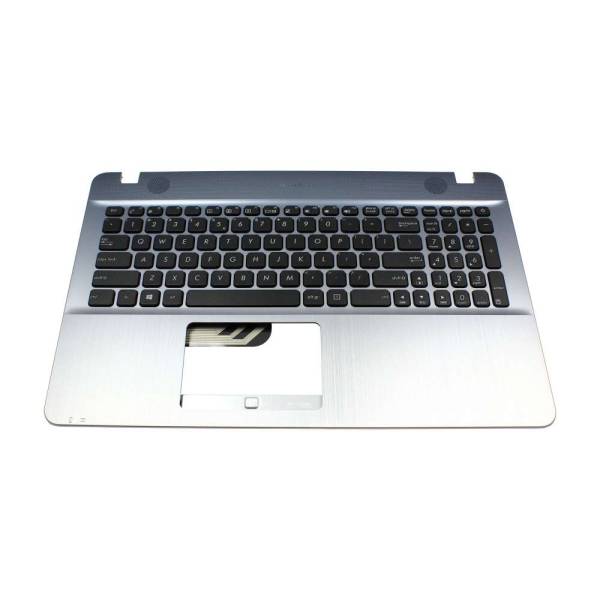 Carcasa superioara cu tastatura palmrest Laptop, Asus, K541U, K541UA, K541UJ, K541UV, 90NB0CG3-R32US0, 13NB0CG3P03016-2, 39XKFTCJN20, X541UV-1C, argintie, layout US