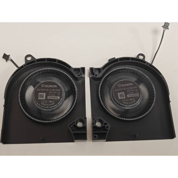 Set coolere Laptop Gaming, Dell, G15 5511, P105F, P105F001, DFSCK22115181T-FNCV, DFSCK221051820-FNCW, 12V, 1A