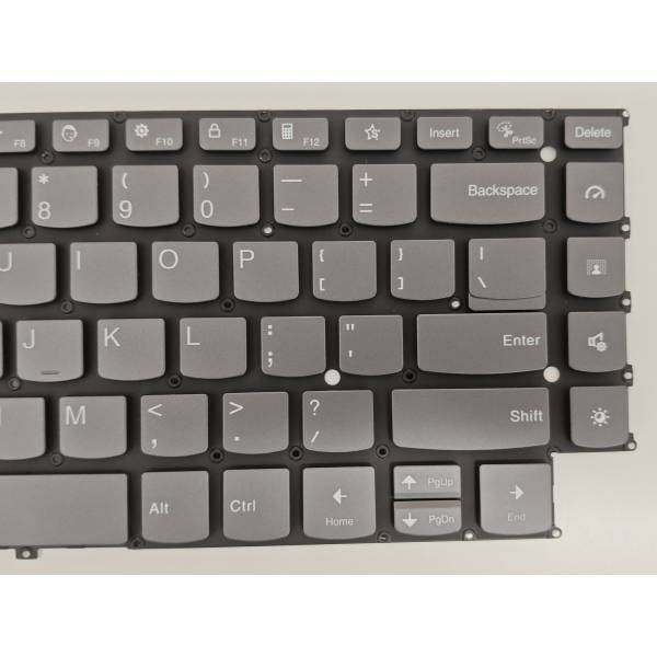 Tastatura Laptop, Lenovo, Yoga 9 14IRP8 Type 83B1, iluminata, gri, layout US