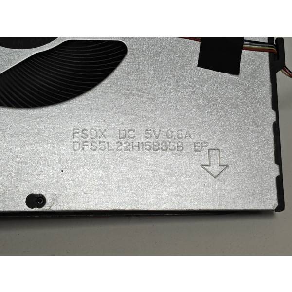 Cooler Laptop, Lenovo, IdeaPad Slim 5 14IMH9 Type 83DA, 5F10S14147, DFS5L22H15B85B-FSDX, DC28001A8F0 FCC2, 5V, 0.8A