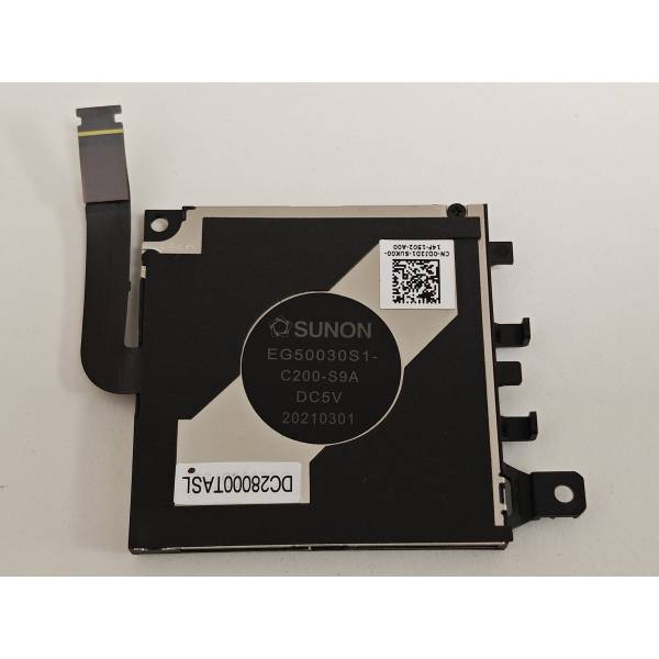 Cooler procesor Laptop, Dell, Latitude 7320 Detachable, T04H, T04H001, DJ2D1, 0DJ2D1, ND55C89-20F11, DC28000TADL, stanga, CPU
