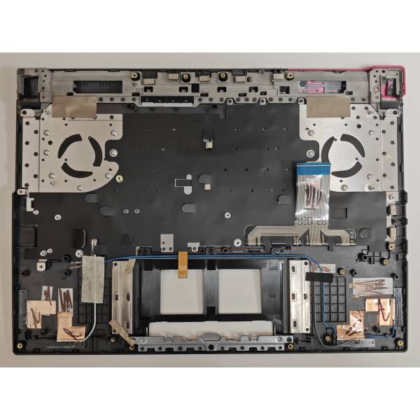 Carcasa superioara cu tastatura palmrest Laptop Gaming, Asus, ROG Strix G15 G513I, G513IH, G513Q, G513QC, G513QM, 90NR0573-R33US0, 6070B1885803, G513QM-1H, iluminata, RGB 4 Zone, layout US