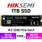 Solid State Drive (SSD) HIKSEMI, 1TB, PCIe Gen 3.0 x 4, NVMe M.2, HS-SSD-WAVE(P), 2450 MB/s, 2450 MB/s, Laptop/Desktop