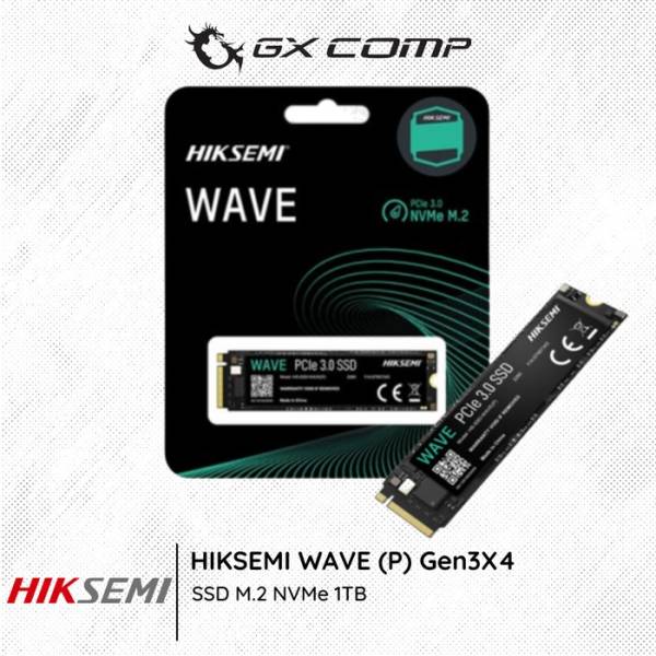 Solid State Drive (SSD) HIKSEMI, 1TB, PCIe Gen 3.0 x 4, NVMe M.2, HS-SSD-WAVE(P), 2450 MB/s, 2450 MB/s, Laptop/Desktop