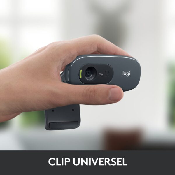 Camera web Logitech C270, HD 720p,(1280×720), webcam compatibil cu Zoom, Skype, Google, Meet