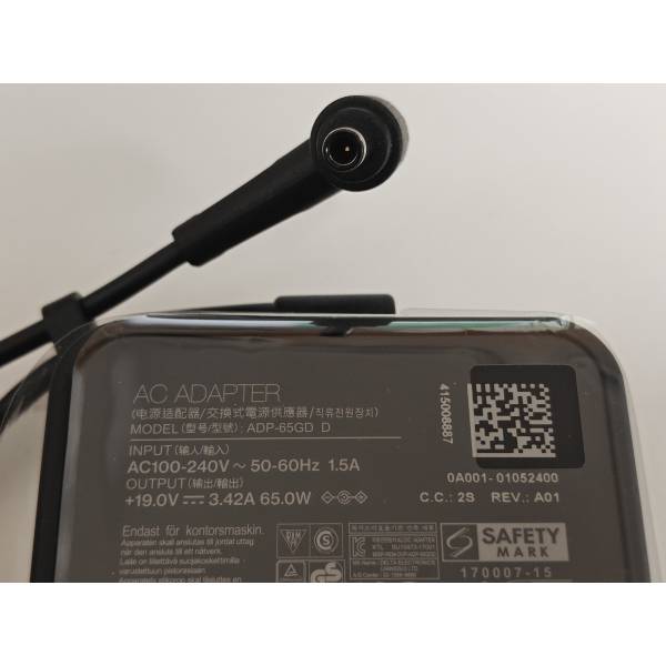 Incarcator Laptop, Asus, VivoBook Go 15 E1504F, E1504FA, E1504FAB, 0A001-01052400, 0A001-00897300, AD10500, ADP-65GD D, 19V, 3.42A, 65W, mufa 4.5x3.0mm